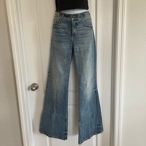 Express bell bottom jeans size 4